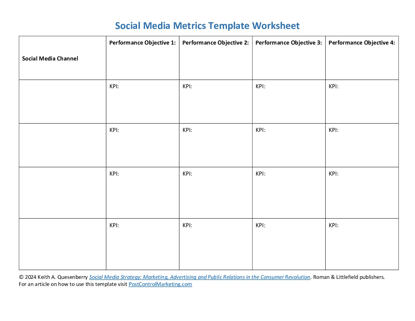 Social-Media-Metrics-Template